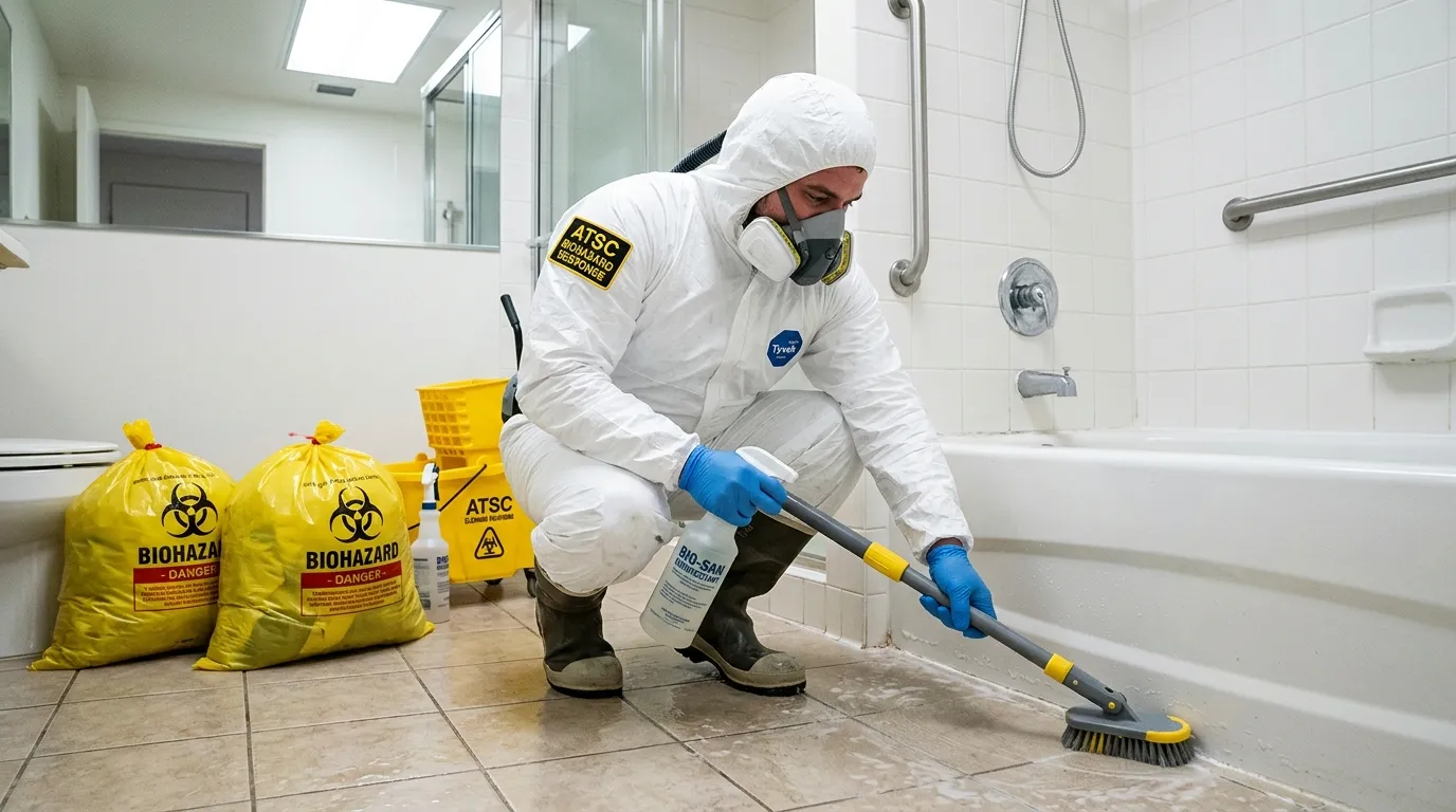 Decontamination equipment deployed for Blood Cleanup in Highwood